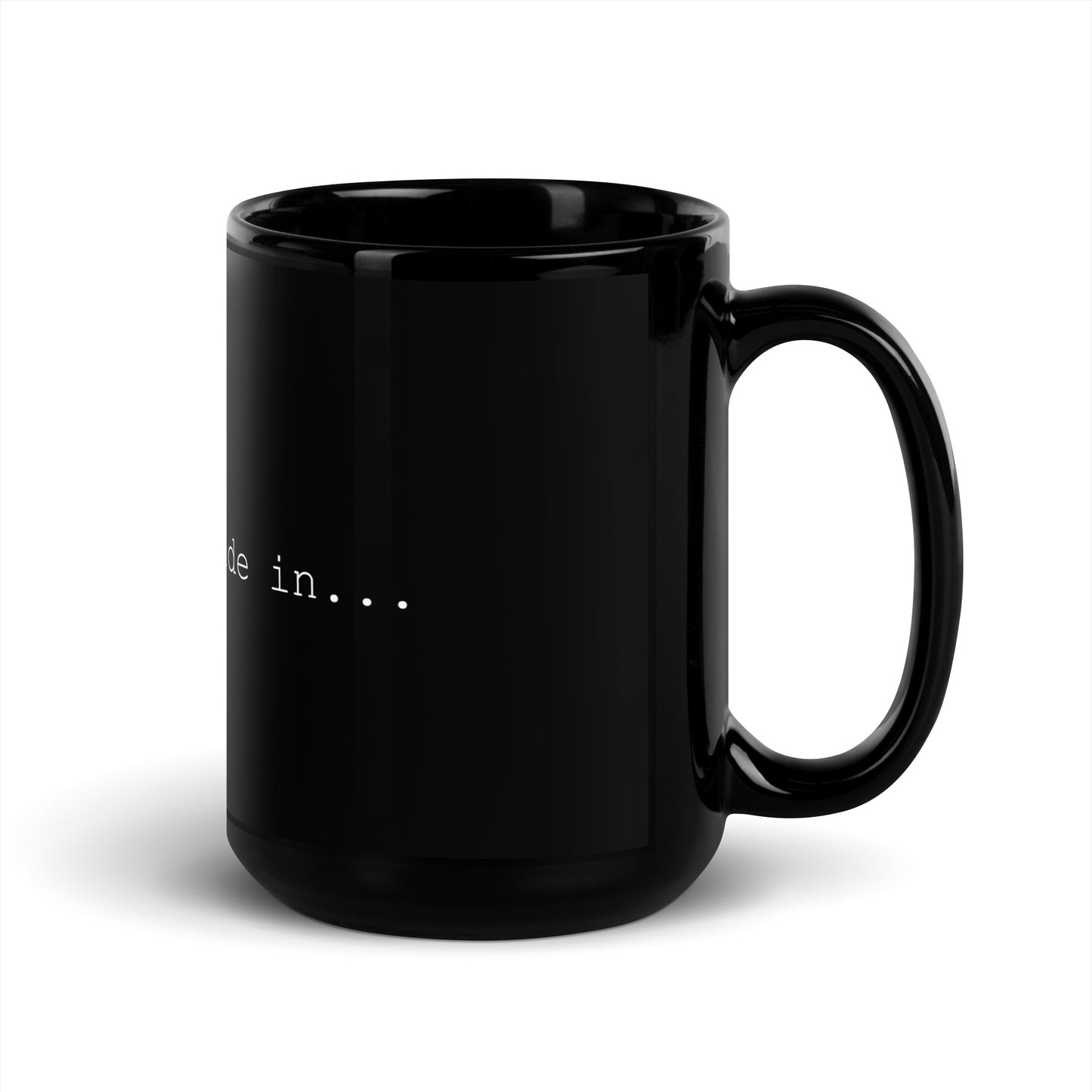 Fade In.....Black Glossy Mug